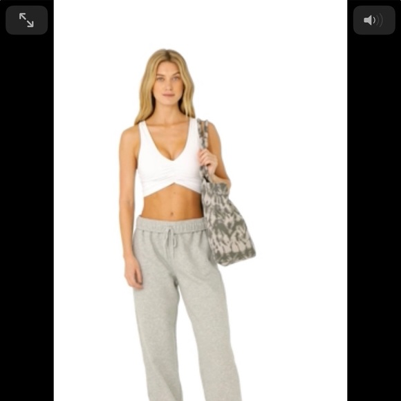 NWT ALO yoga Grey Tie dye shopper tote - Picture 4 of 16